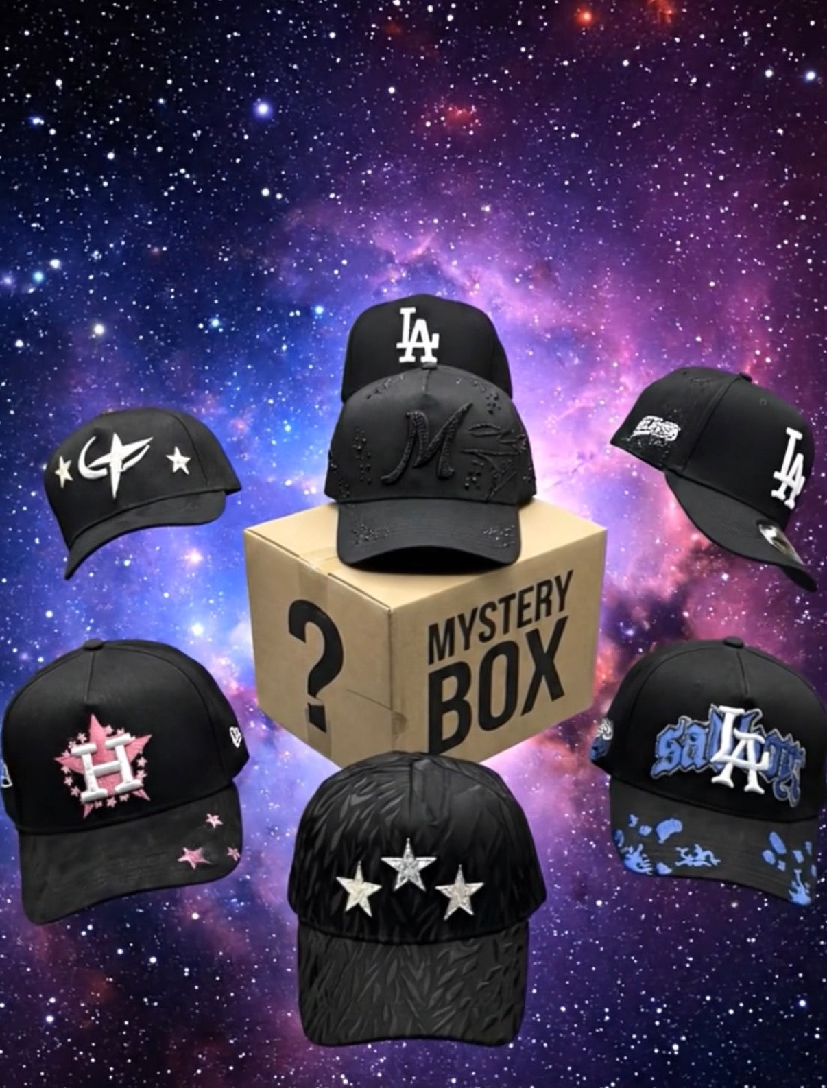 MISTERY BOX ❓ 5 gorras
